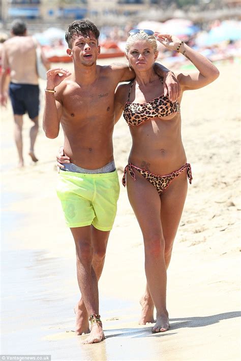 Milf with her boy toy 19. Danniella Westbrook goes public with new toyboy Jude Moore ...