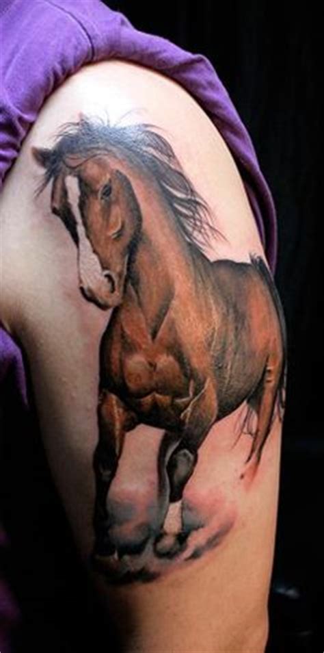 You can also add an important phrase or interesting quote to it. Strong Horse Tattoos