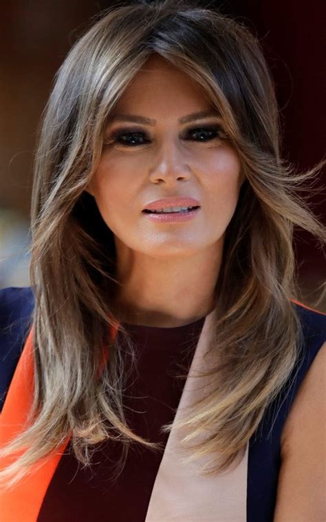 Zuzinka's first double blow job. Melania Trump opts for a diplomatic beauty style during ...