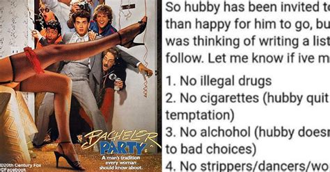 We did not find results for: Wife Makes List of What Her "Hubby" Can't Do at a Bachelor ...