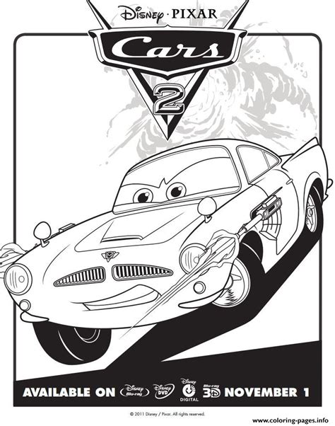 Welcome in free coloring pages site. Disney Cars 2 4 Coloring Pages Printable