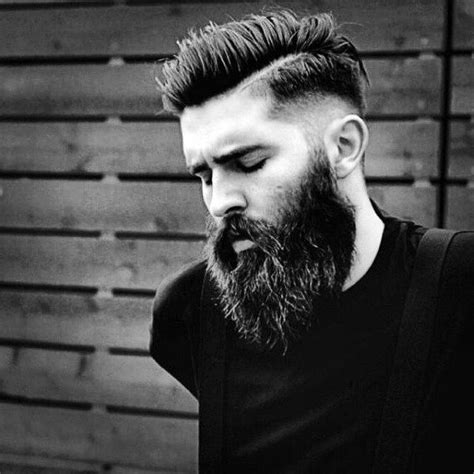 Hair and beard style complementing each other: 50 Hairstyles For Men With Beards - Masculine Haircut Ideas