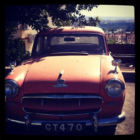 An old vanguard with old Cypriot number plate #Padgram ...