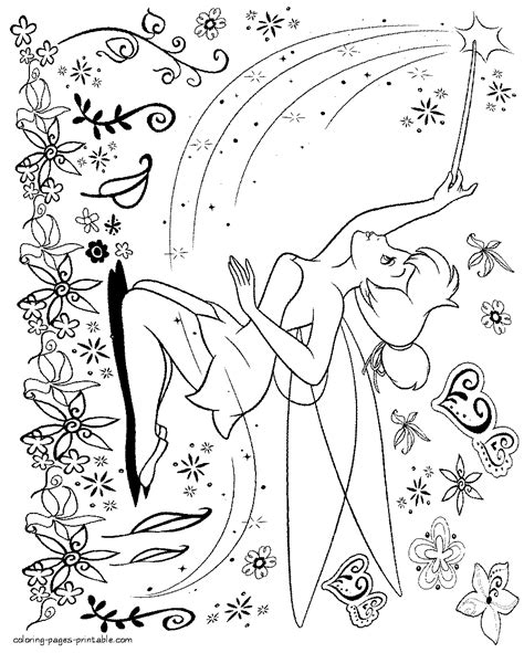 Kids are blessed with an unfettered imagination. Fairy tale coloring page || COLORING-PAGES-PRINTABLE.COM