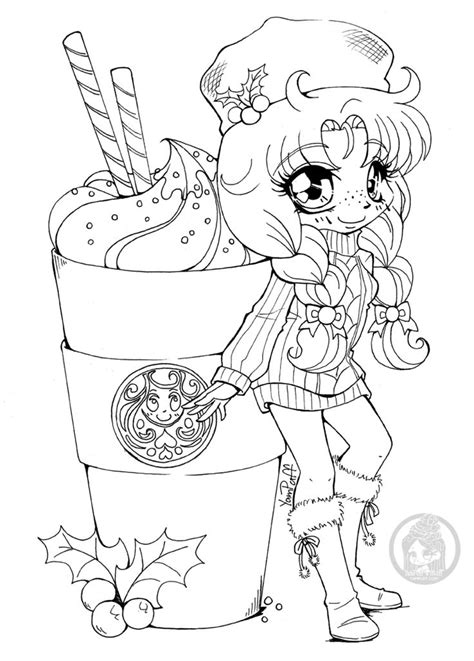 Like Starbucks, only not | Chibi coloring pages, Cute coloring pages, Unicorn coloring pages