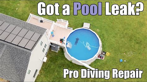 Pool leaks are a common issue and they can often be tough to solve for a lot of pool owners. DIY Swimming Pool - Hiring a Pro Diver to Find Pool Leak ...