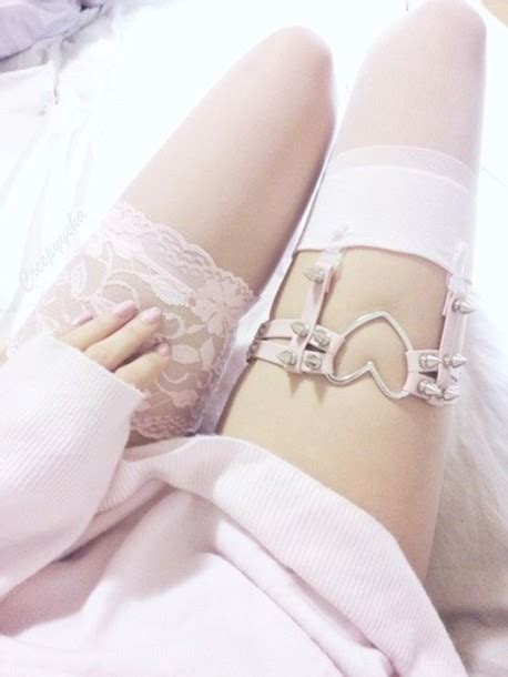 Aleshire reviewed on sep 20, 2018 jewels, socks, pink, white, lace, pretty, girly, spikes ...