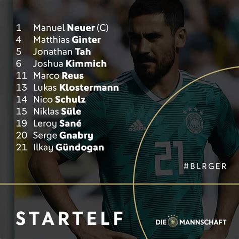 Verfolgen sie deutschland gegen frankreich hier im liveticker. Aufstellung heute DFB Länderspiel Deutschland Spanien