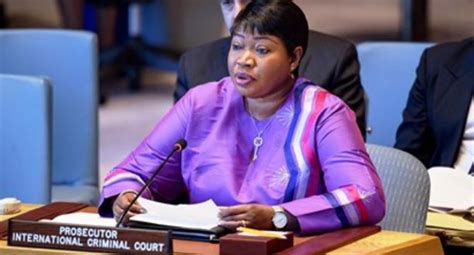 On 12 december 2011, ms fatou bensouda of the gambia was elected by consensus prosecutor of the international criminal court by the assembly of states parties. ICC takes Libya seriously, calls for implementation of ...