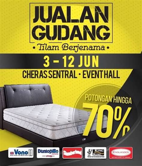 No gimmicks or high pressure sales tactics, just great mattresses at great prices. Cheras Sentral Branded Mattress Warehouse Clearance Sale ...