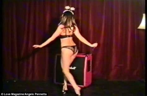 The best gifs are on giphy. Kelly Brook shows off her ample assets as she performs a ...