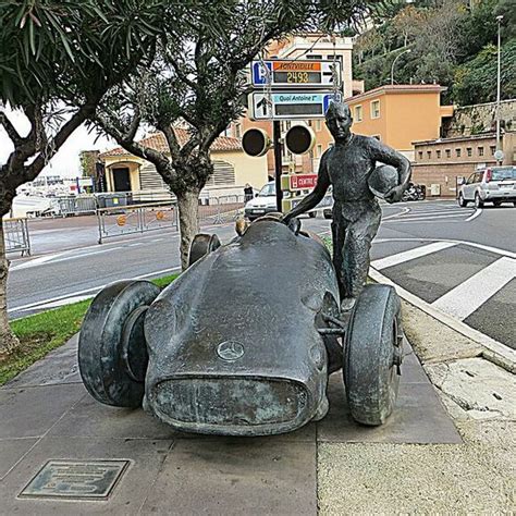 Click here to post the first comment. Juan Manuel Fangio Statue - Monaco, Monaco - Atlas Obscura
