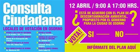 Presentación ciudadana ante el poder ejecutivo. Consulta ciudadana se realiza este domingo 12 de abril en ...