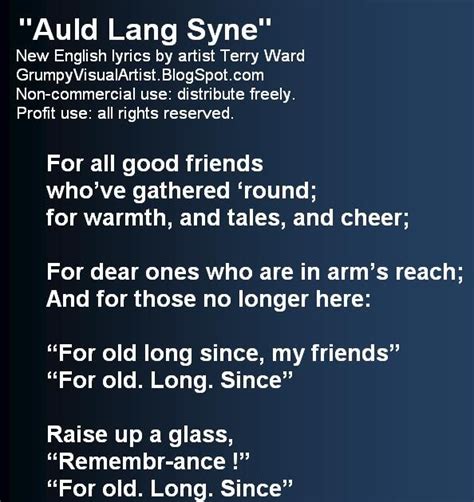This content is imported from youtube. GRUMPYvisualARTIST: Auld Lang Syne / Old Lang Syne / new ...