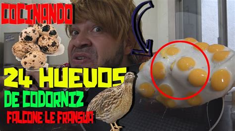 Aunq fritos quedan suuper chiquitos jsaksjak. 24 HUEVOS DE CODORNIZ | (COCINANDO CON FALCONE LE FRANSUA ...