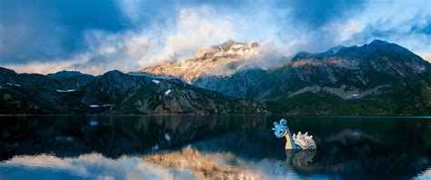 Pokemon Pixel Art with Realistic Background Ultrawide ...