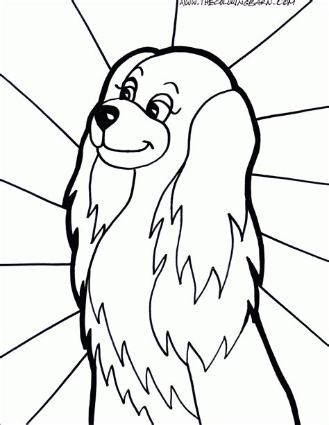 50 cute puppy coloring pages to print and color. Coloring Pages Fluffy Dogs - Coloring Home