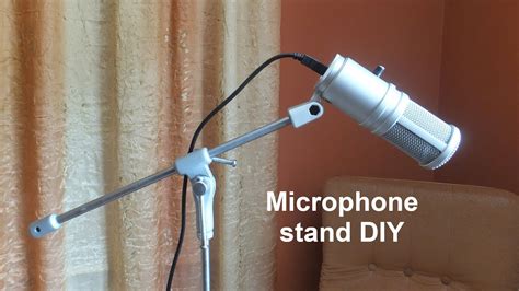 This microphone and accompanying mic stand was 99% psp's idea. Microphone stand - Camera stand DIY - Part 5 - YouTube