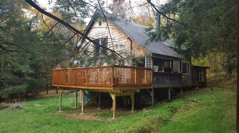 All great hunters know how much work it is to always haul. Catskill Mountain cabin for sale on 3.45 acres of land ...