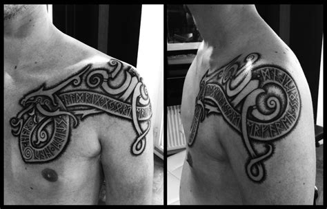 La tene scabbard and ancient battle of deorham park. Small mammen dragon tattoo by Meatshop-Tattoo on deviantART | Viking tattoos, Dragon tattoo, Tattoos