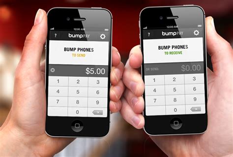 Judging by the first answer, i am absolutely correct. Bump Launches Payments App To Let You Share Money By ...