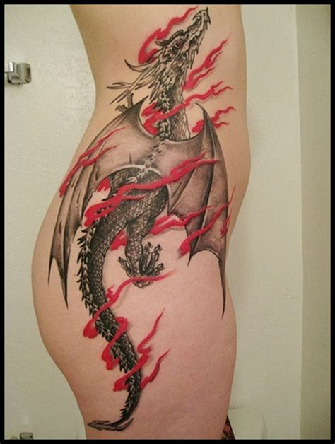 Black dragon tattoo on back. 60 Dragon Tattoo Designs For Men and Women