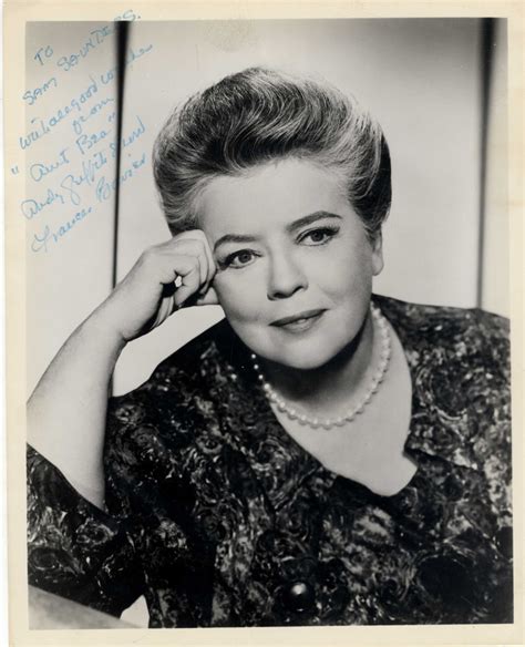 Here's the buzz on bee Lot Detail - Frances Bavier Signed 8'' x 10'' Glossy Photo ...