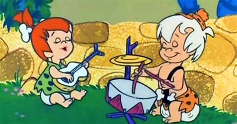 The animated movie flintstones on the rocks. When you hear Pebbles and Bamm Bamm sing 'Let The Sunshine ...