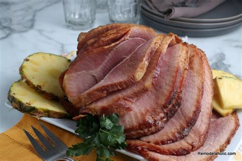 Those pineapple rings add a yummy flavor along with the juices to make this a true brown sugar and pineapple glazed ham. Crock Pot Brown Sugar Glazed Ham / 2 lb pork tenderloin, 1 ...