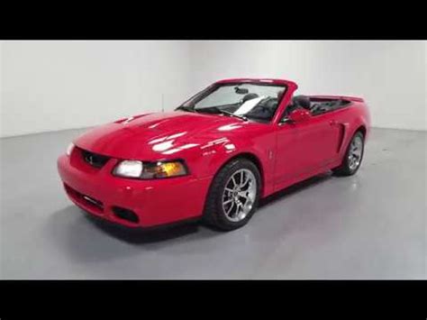 To view this 2003 ford mustang cobra convertible in greater detail, including hd pictures and an hd video, visit www.gatewayclassiccars.com or our. 2003 Ford Mustang Cobra Convertible For Sale Stock #2247 ...