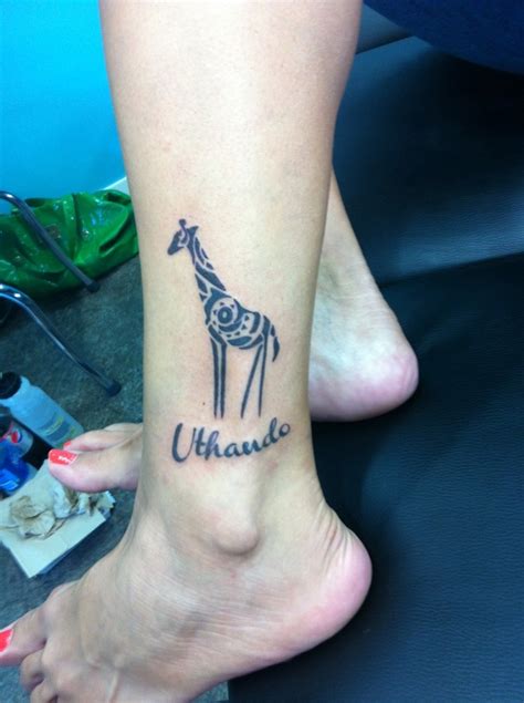 It is the language of the zulu people, with about 12 million native speakers. My tattoo of my favorite animal in Africa. Uthando means ...