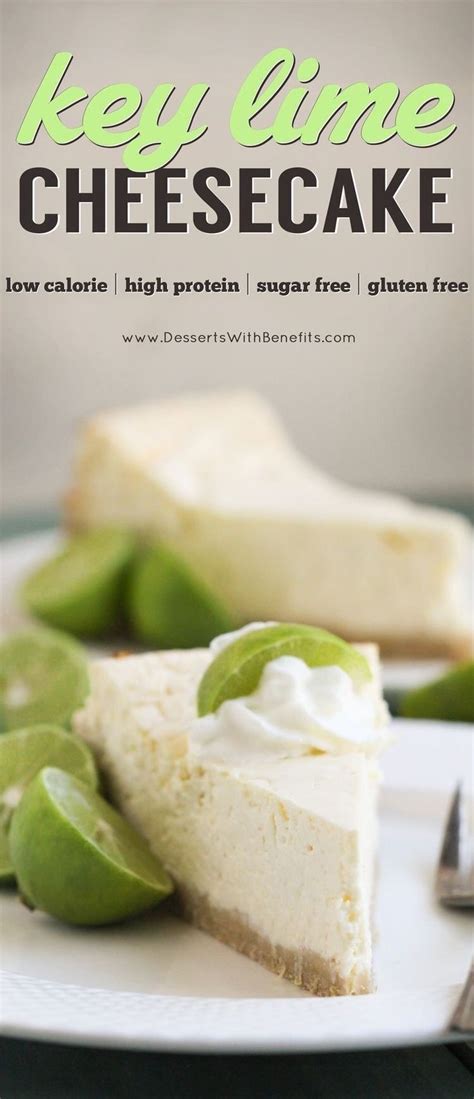 I lightened the tangy lime custard with whipped cream to give the pie a creamy texture. Healthy Key Lime Cheesecake | Gluten Free, Sugar Free ...