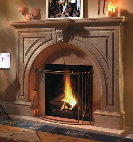 Our products are used in both residential and commercial applications. ATLANTA cast stone fireplace mantel - OmegaMantels.com