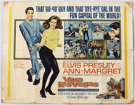 This rare and collectible movie poster, printed in 1964 to promote the theatrical release of viva las vegas, is not a. Lot Detail - Elvis Presley & Ann-Margret "Viva Las Vegas ...