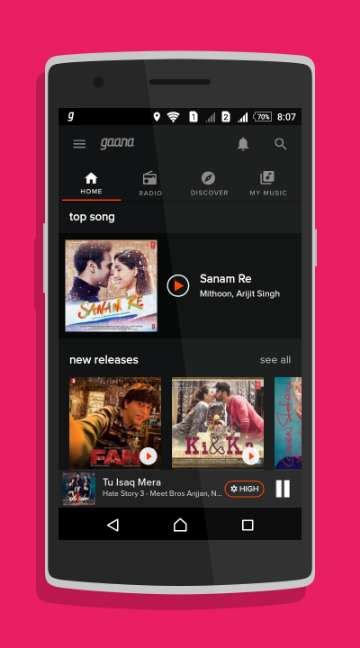 App is free with a highrise plan, which ranges from free to $24 per month and higher. Gaana Android app Free Download - Androidfry