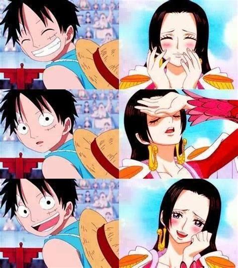 Luffy after a serious argument with hancock comes to realize he has stronger feelings for his crewmate than he originally. Monkey D. Luffy X Boa Hancock | One Piece 2 | Pinterest ...