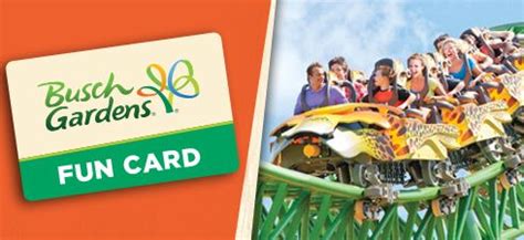 Admission is free for members, annual pass & fun card holders (reservations are required). A Fun Card At Busch Gardens Tampa Bay | Busch gardens tampa, Cool cards, Busch gardens tampa bay