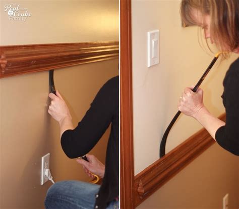 It is not a dated look, this is just not executed well, especially considering the beautiful soffeted ceiling and the width of your crown moulding. How to Remove Chair Rail ~Part 1 (With images) | Chair ...