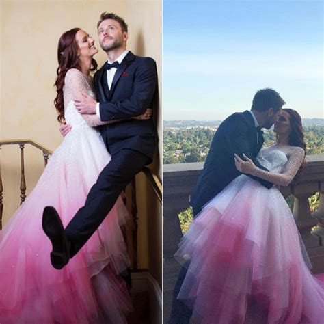 Brautkleider online shop, schneller versand. Ein Traum in Pink | Brautkleider: Die Hochzeiten der Stars ...