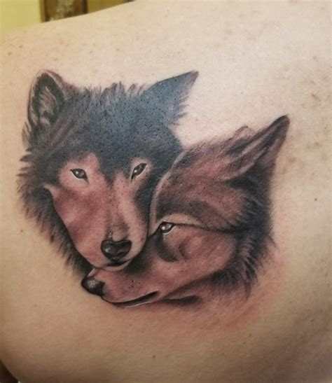 He wanted 3/4th profile, forest wolf with. Pin by Laura D Martinez on Wolves | Cover up tattoos ...