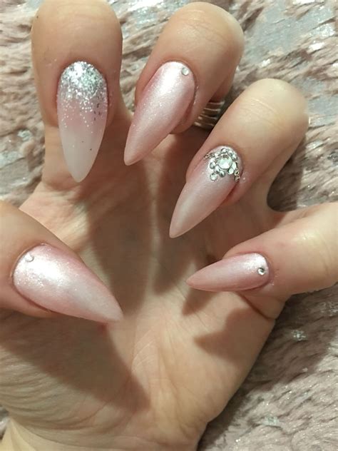 If you're looking for almond nail designs then you have come to the right place! Long pink almond nails | Trendy nails, Trendy nail design ...