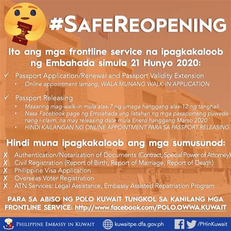 Fresh/renewal of passport after expiry/no empty pages left in the existing passport. Passport Application and Renewal, Philippine Embassy ...