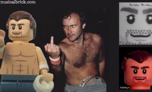 As a drummer, collins played with several small bands before becoming a member of genesis in 1970. Lego - Phil Collins 1980's - Musical Brick