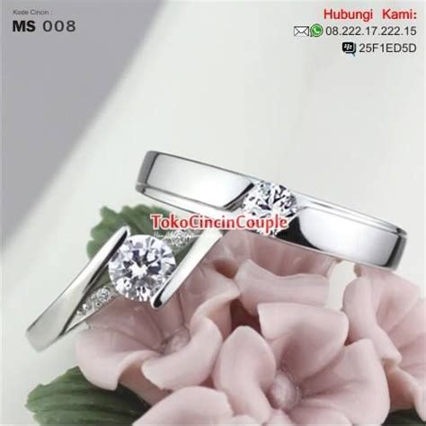 Maybe you would like to learn more about one of these? Cincin Couple Emas Putih Murah MS 008 | Emas putih, Cincin ...