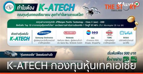 บลจ.กสิกรไทย ส่ง K-ATECH กองทุนหุ้นเทคเอเชีย | The Story Thailand