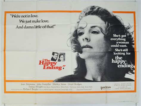 Sometimes a perfect ending is not what you expect it to be. Happy Ending (The) - Original Cinema Movie Poster From ...