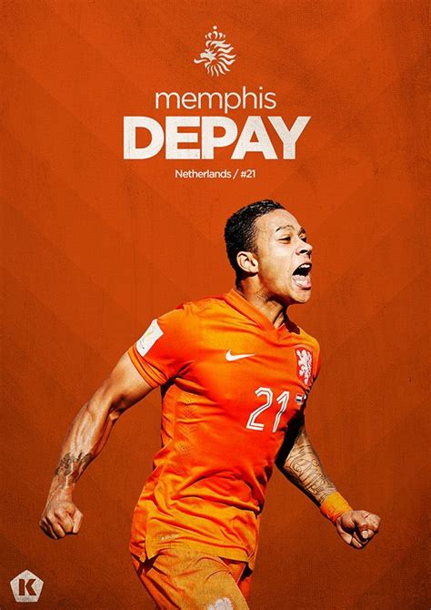 Memphis depay is a dutch professional footballer who was born on 13 february 1994 in moordrecht, netherlands. World Cup 2014 Posters | KICKTV by Luke Barclay, via ...