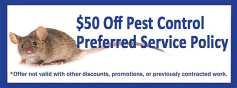 Most pest control professionals will do a consultation or initial visit to assess the scope and type of the problem. Specials, Coupons, Discounts | CroppMetcalfe