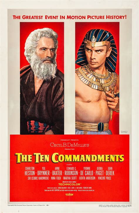 The ten commandments is a 1956 american film about the egyptian prince, moses, who learns of his true heritage as a hebrew and his divine mission as the deliverer of his people. Movies like The Ten Commandments