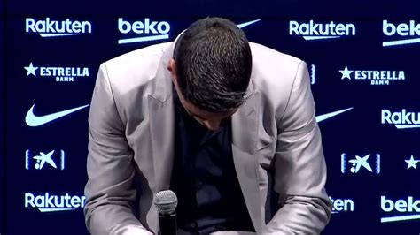 Maybe you would like to learn more about one of these? Luis Suarez Says Goodbye To Barcelona In Emotional Press ...